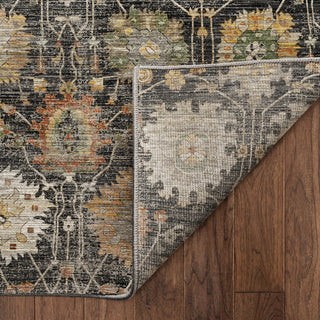 Dalyn Aristo AR6 Black Area Rug Backing Image