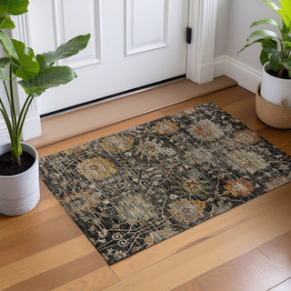 Dalyn Aristo AR6 Black Area Rug Scatter Lifestyle Image Feature