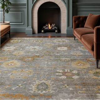 Dalyn Aristo AR6 Gray Area Rug Lifestyle Image Feature