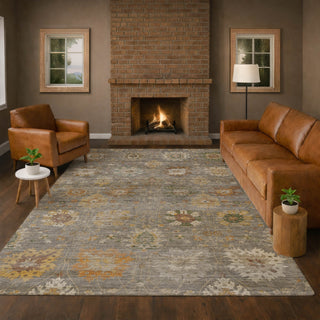 Dalyn Aristo AR6 Gray Area Rug Lifestyle Image Feature
