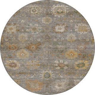 Dalyn Aristo AR6 Gray Area Rug Round Main Image