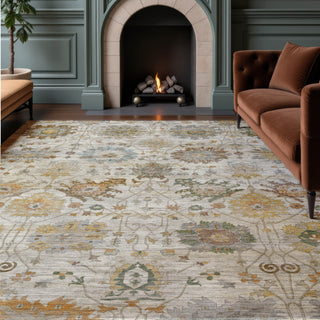 Dalyn Aristo AR6 Ivory Area Rug Lifestyle Image Feature