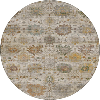 Dalyn Aristo AR6 Ivory Area Rug Round Main Image