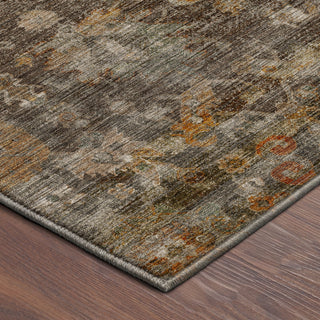 Dalyn Aristo AR7 Chocolate Area Rug Corner Image