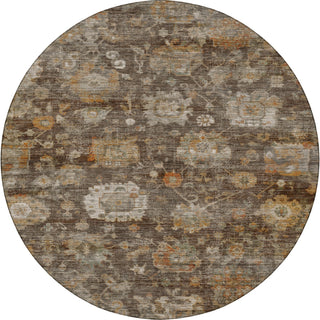 Dalyn Aristo AR7 Chocolate Area Rug Round Main Image