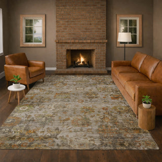 Dalyn Aristo AR7 Silver Area Rug Lifestyle Image Feature