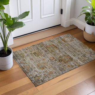 Dalyn Aristo AR7 Silver Area Rug Scatter Lifestyle Image Feature