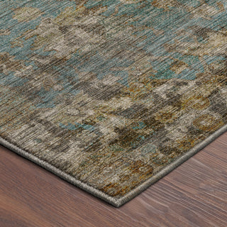 Dalyn Aristo AR7 Teal Area Rug Corner Image