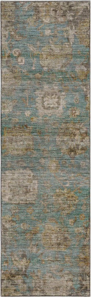 Dalyn Aristo AR7 Teal Area Rug Runner Main Image