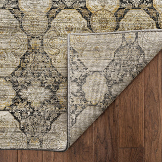Dalyn Aristo AR8 Black Area Rug Backing Image