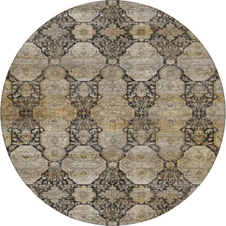 Dalyn Aristo AR8 Black Area Rug Round Main Image