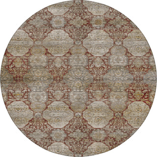 Dalyn Aristo AR8 Burgundy Area Rug Round Main Image