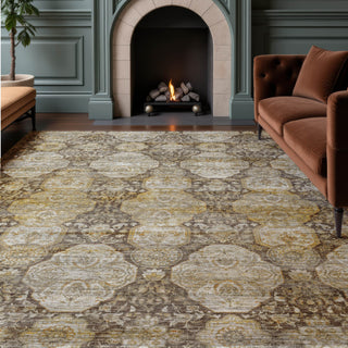 Dalyn Aristo AR8 Coffee Area Rug Lifestyle Image Feature