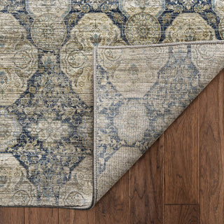 Dalyn Aristo AR8 Navy Area Rug Backing Image