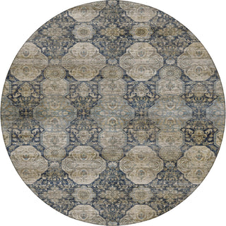 Dalyn Aristo AR8 Navy Area Rug Round Main Image