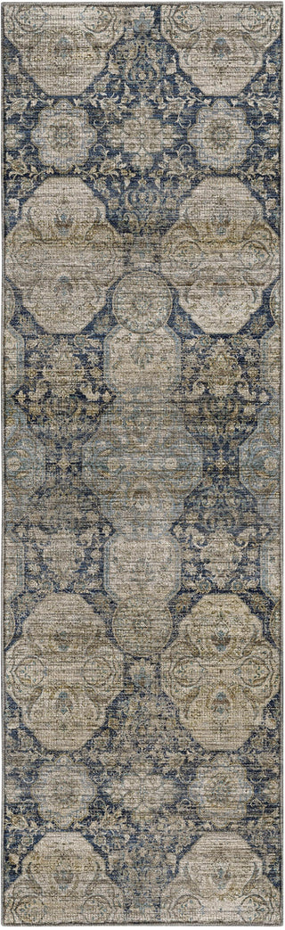 Dalyn Aristo AR8 Navy Area Rug Runner Main Image