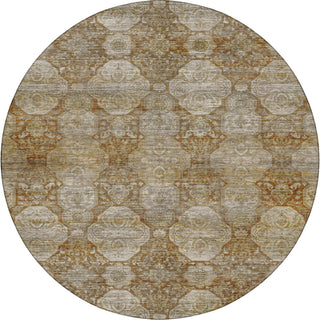 Dalyn Aristo AR8 Terracotta Area Rug Round Main Image