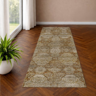 Dalyn Aristo AR8 Terracotta Area Rug Runner Lifestyle Image Feature