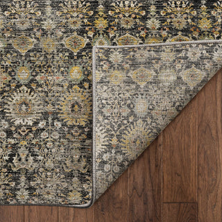 Dalyn Aristo AR9 Black Area Rug Backing Image