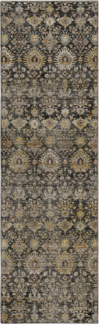 Dalyn Aristo AR9 Black Area Rug Runner Main Image