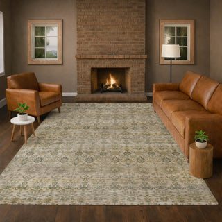 Dalyn Aristo AR9 Ivory Area Rug Lifestyle Image Feature