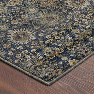Dalyn Aristo AR9 Navy Area Rug Corner Image