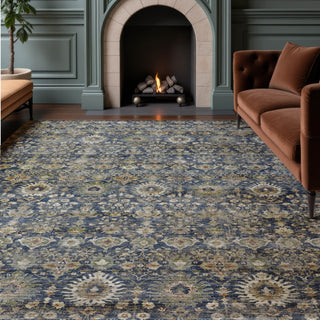 Dalyn Aristo AR9 Navy Area Rug Lifestyle Image Feature