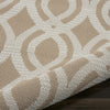 Nourison Aruba ARB05 Beige Cream Area Rug Corner Image