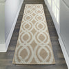 Nourison Aruba ARB05 Beige Cream Area Rug Corner Image
