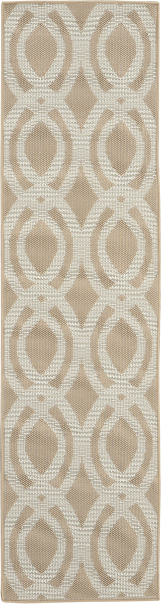 Nourison Aruba ARB05 Beige Cream Area Rug main image