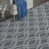 Nourison Aruba ARB05 Slate/Light Blue Area Rug Corner Image