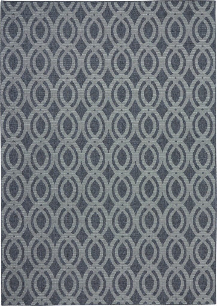 Nourison Aruba ARB05 Slate/Light Blue Area Rug main image