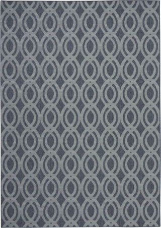 Nourison Aruba ARB05 Slate/Light Blue Area Rug main image