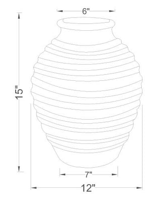Surya Artefact ARC-001 Terracotta Line Drawing
