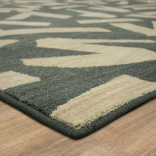 Karastan Foundation by Home Arlo Slate Area Rug Stacy Garcia