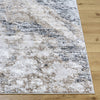 Livabliss Andorra Plus ARP-2317 Light Silver Area Rug Angle