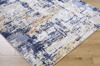 Livabliss Andorra Plus ARP-2320 Light Silver Area Rug Corner Shot