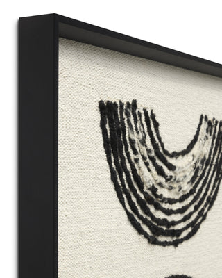 Loloi Chorus CHORU Black / Ivory Wall Art Lifestyle Image