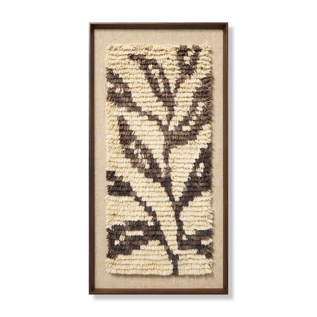 Loloi Nature's Unfurling NATUR Dark Brown Wall Art main image