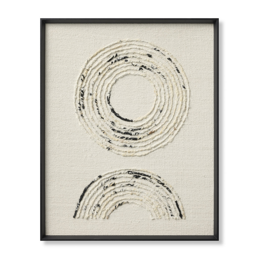 Loloi Verse Ivory / Black Wall Art main image