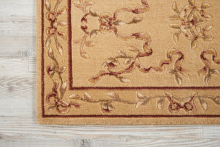 Nourison Ashton House AS10 Light Gold Area Rug Detail Image
