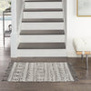 Nourison Asilah ASI03 Grey/Ivory Area Rug Corner Image