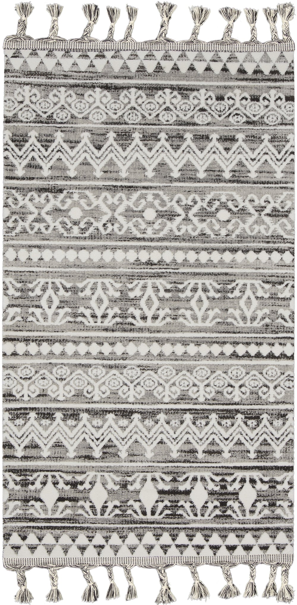 Nourison Asilah ASI03 Grey/Ivory Area Rug