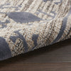 Nourison Asilah ASI03 Mocha/Charcoal Area Rug Corner Image