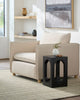 Surya Asner ASNR-002 Black / Furniture Style Shot