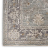 Nourison Asher ASR01 Blue Ivory Area Rug Corner Image