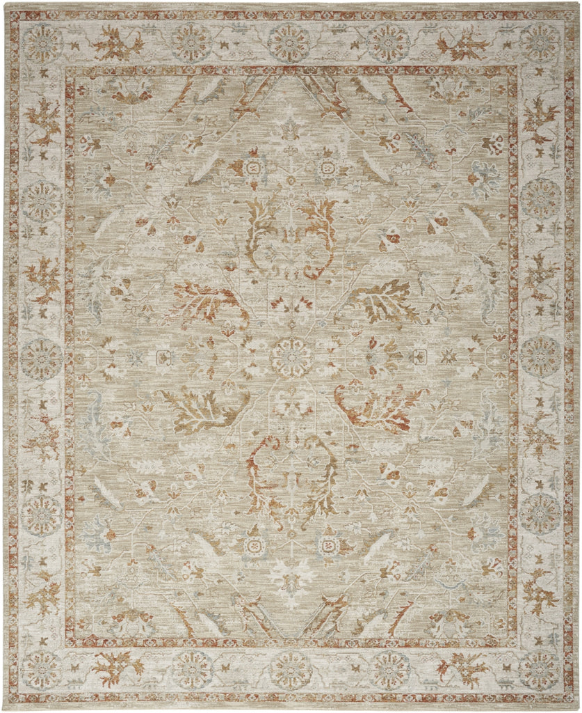 Nourison Asher ASR01 Sage Ivory Area Rug main image