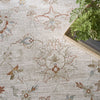 Nourison Asher ASR04 Ivory Area Rug Corner Image