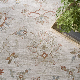 Nourison Asher ASR04 Ivory Area Rug Corner Image