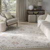 Nourison Asher ASR04 Ivory Area Rug Corner Image
